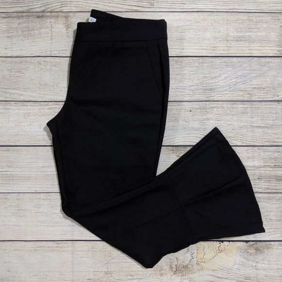 Mango Suit Frill Hem Black Trousers - Picture 5 of 5